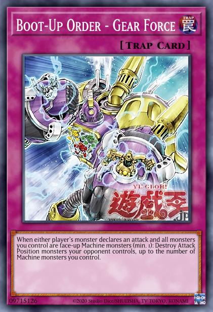 Boot-Up Order - Gear Force Card Image