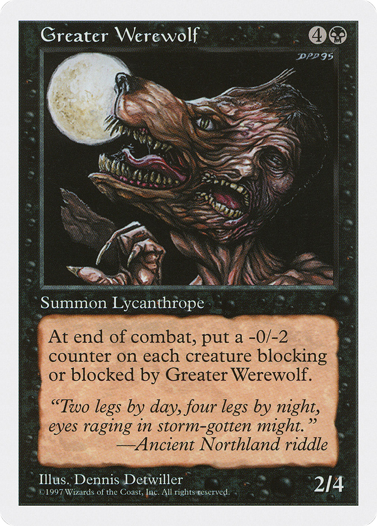 Greater Werewolf Card Image