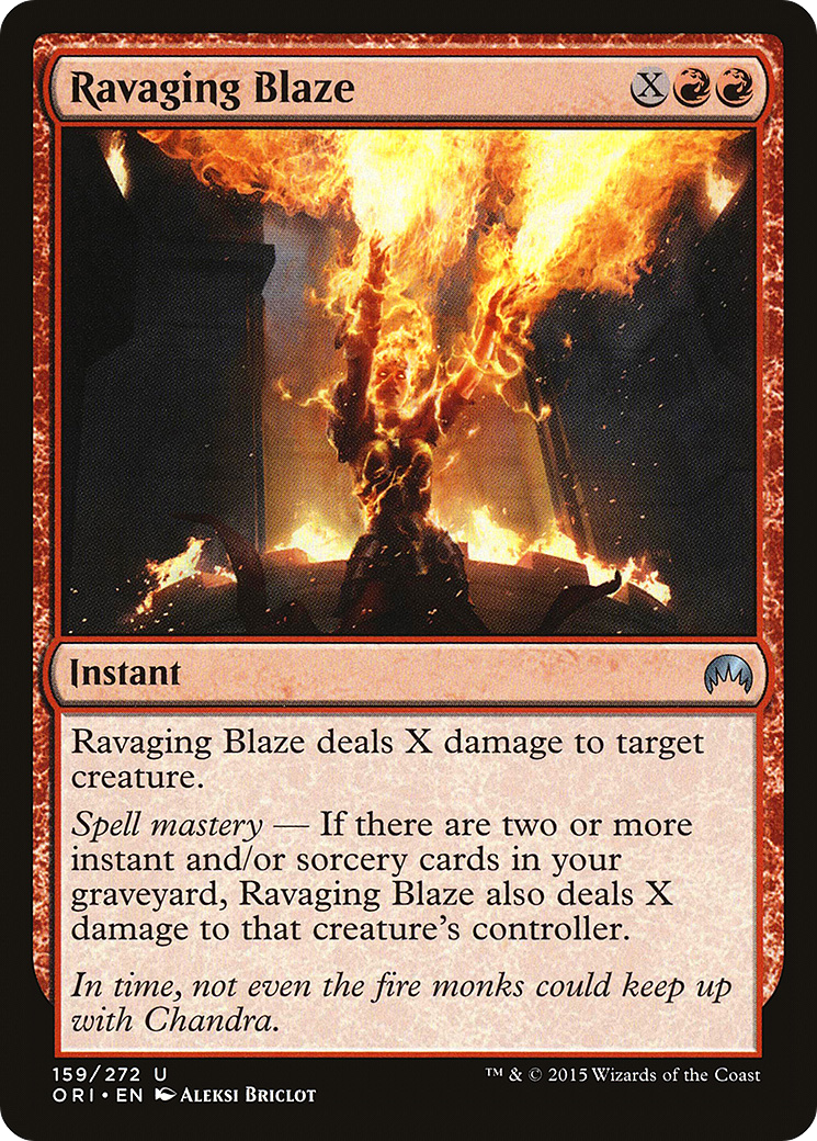 Ravaging Blaze Card Image