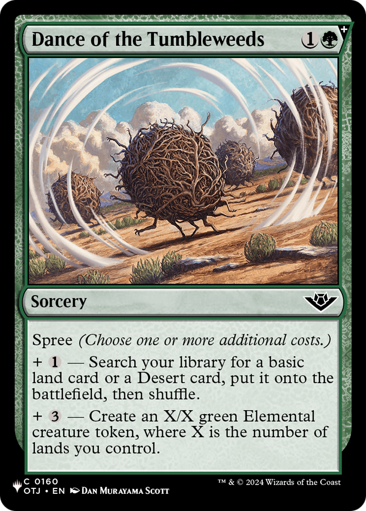 Dance of the Tumbleweeds Card Image