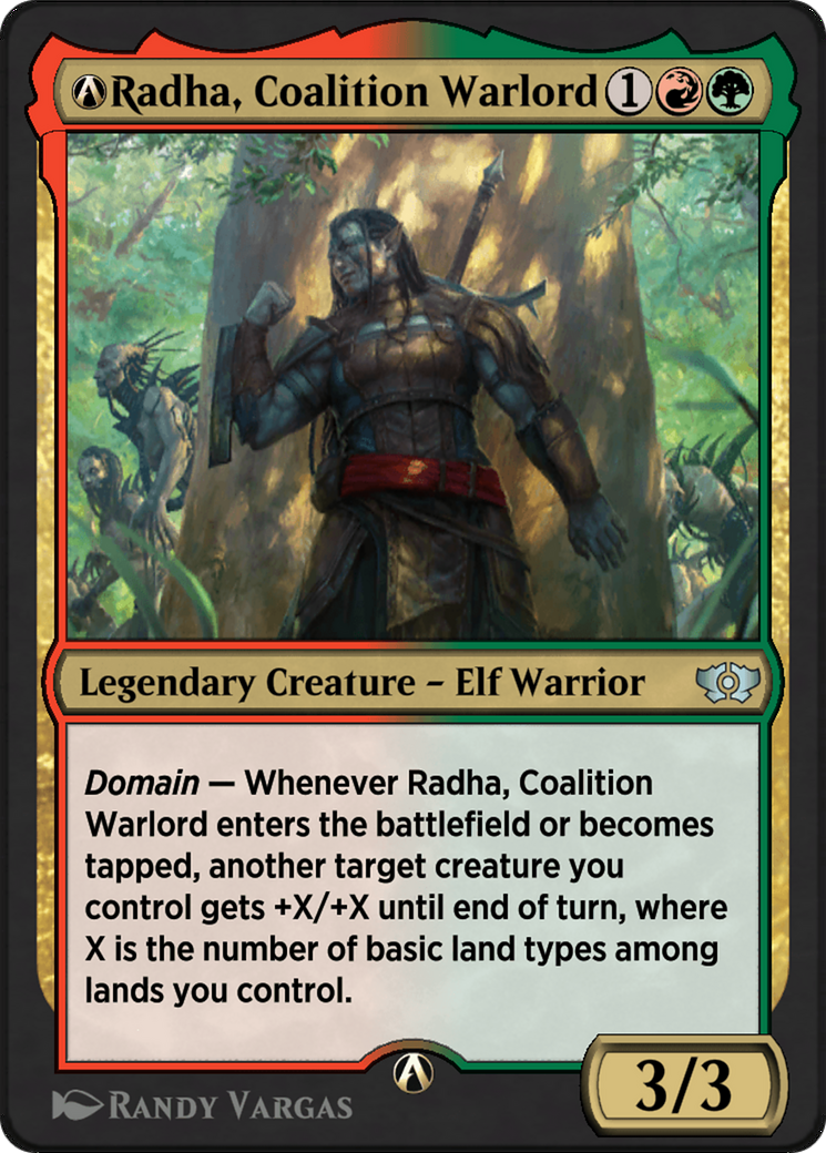 A-Radha, Coalition Warlord Card Image