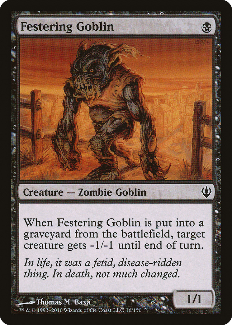 Festering Goblin Card Image