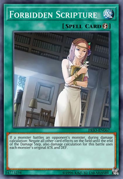 Forbidden Scripture Card Image