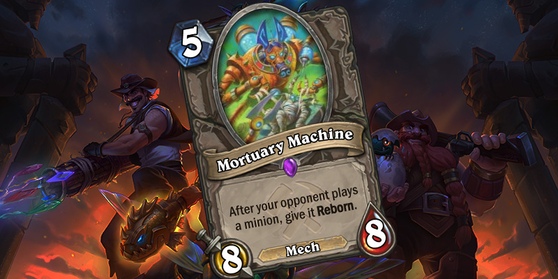 Uldum Card Reveal - Mortuary Machine