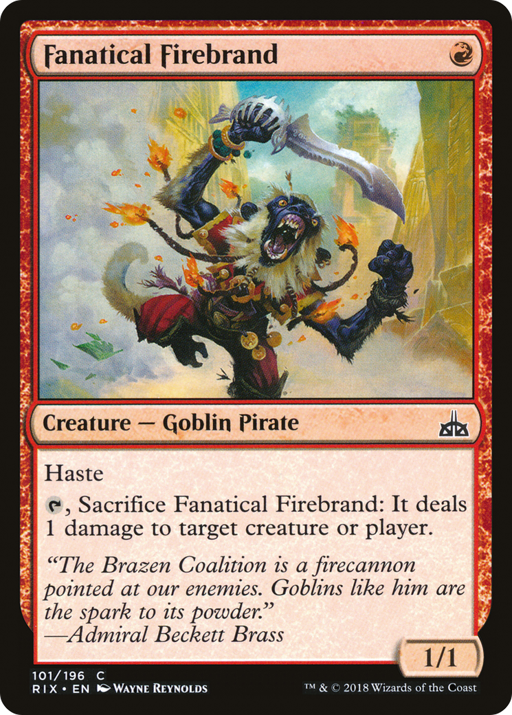 Fanatical Firebrand Card Image