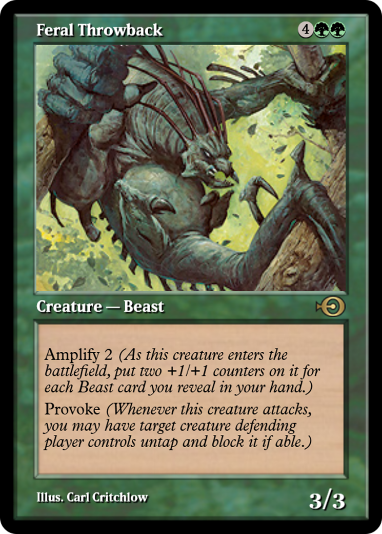 Feral Throwback Card Image