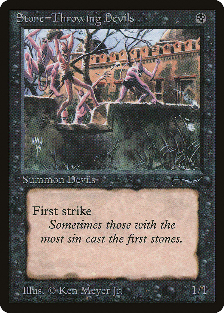 Stone-Throwing Devils Card Image