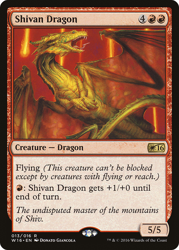 Shivan Dragon Card Image