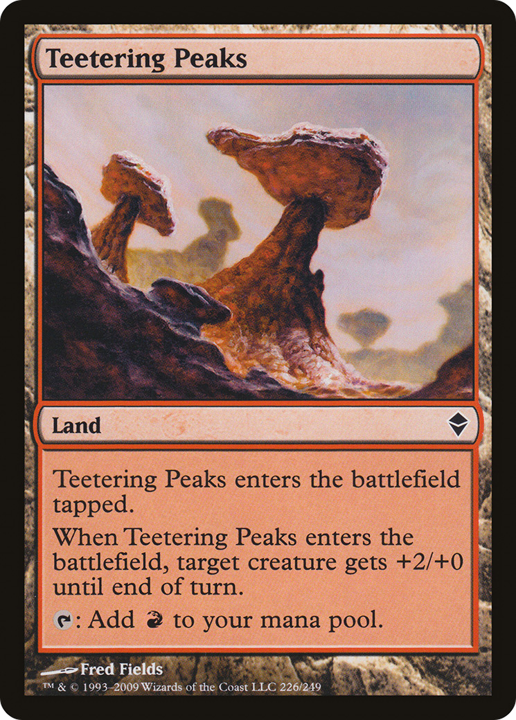 Teetering Peaks Card Image