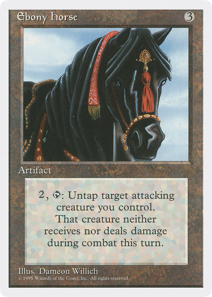 Ebony Horse Card Image