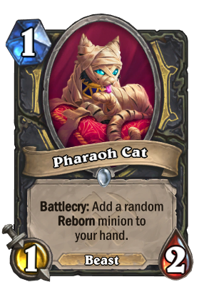 Pharaoh Cat Card Image