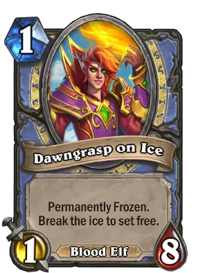 Dawngrasp on Ice Card Image