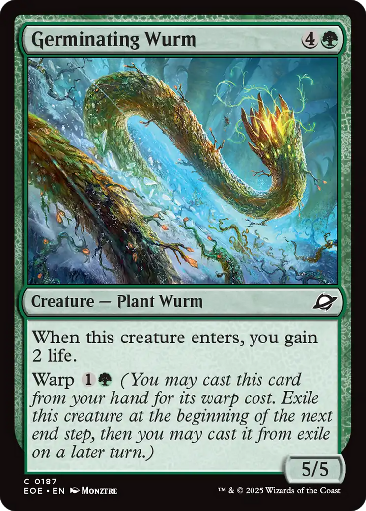 Germinating Wurm Card Image