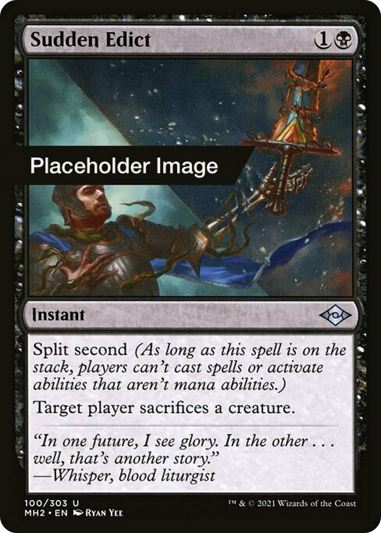 Sudden Edict Card Image