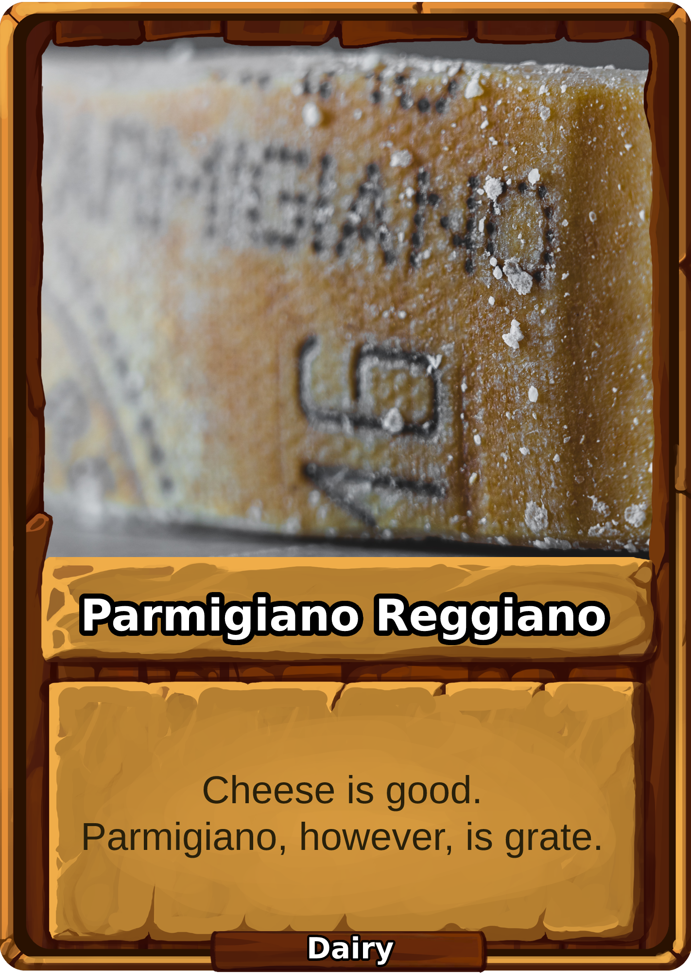 Parmigiano Reggiano Card Image