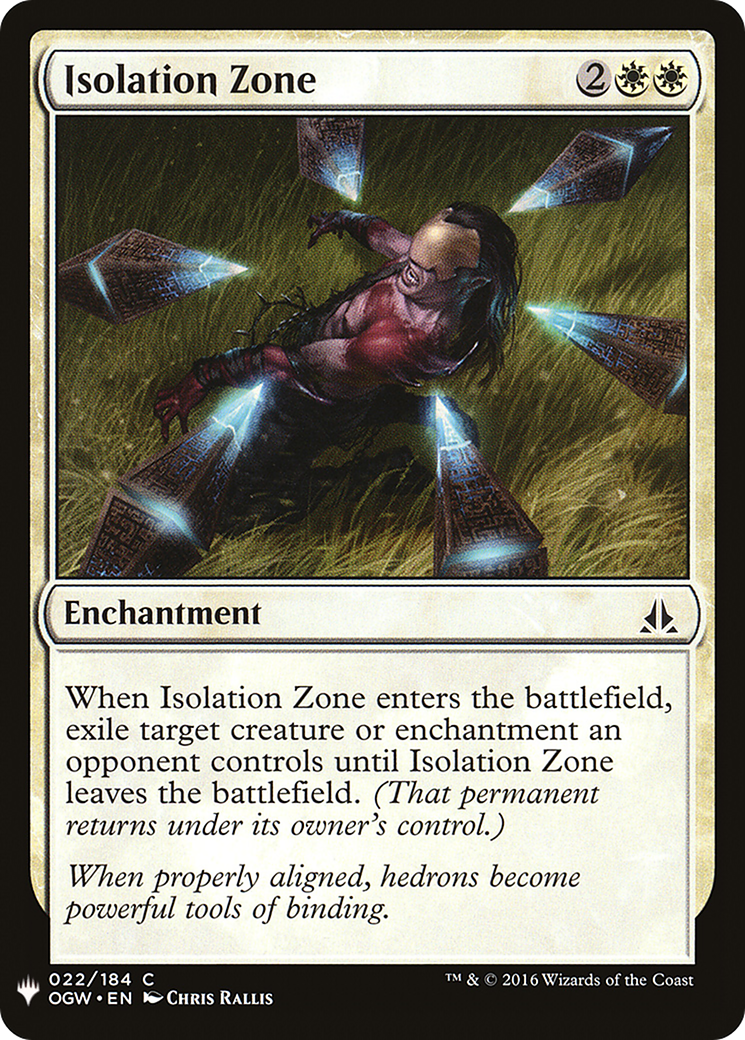 Isolation Zone Card Image