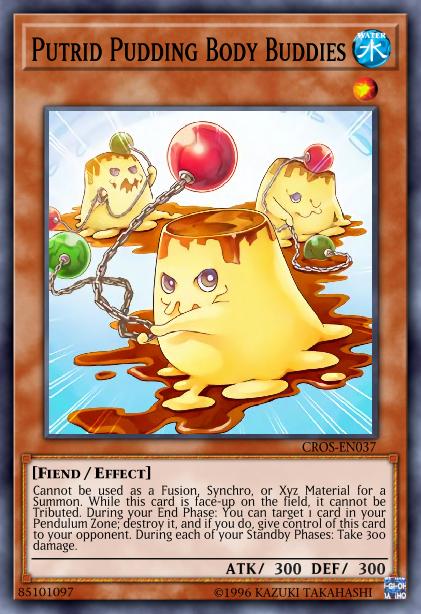 Putrid Pudding Body Buddies Card Image