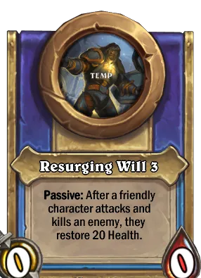 Resurging Will 3 Card Image