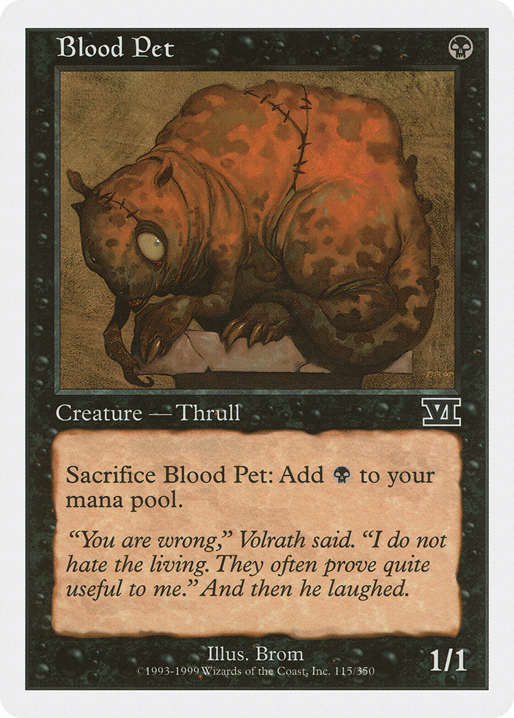 Blood Pet Card Image