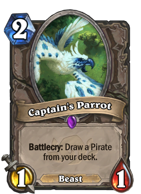 Captain's Parrot Card Image