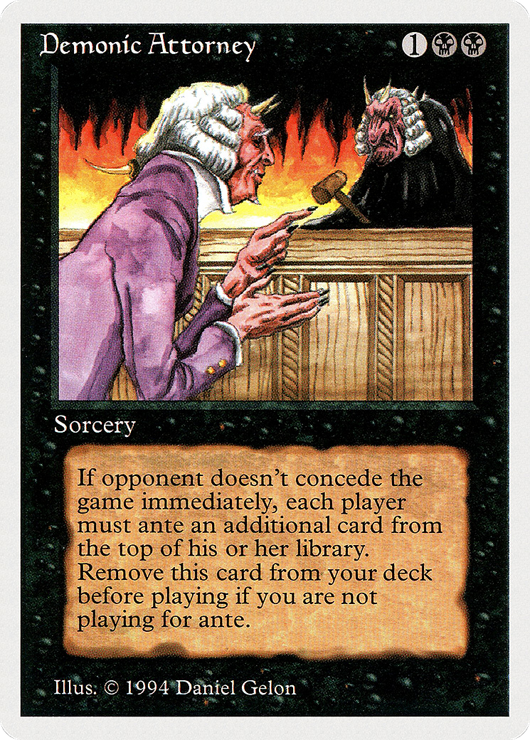 Demonic Attorney Card Image