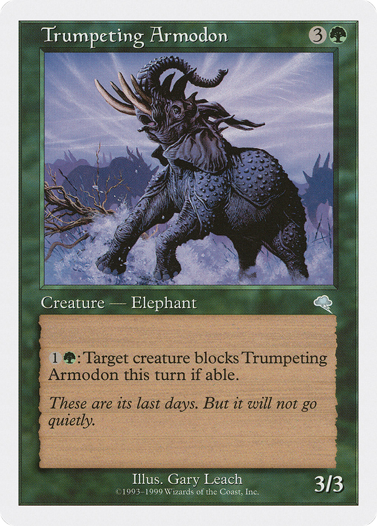 Trumpeting Armodon Card Image