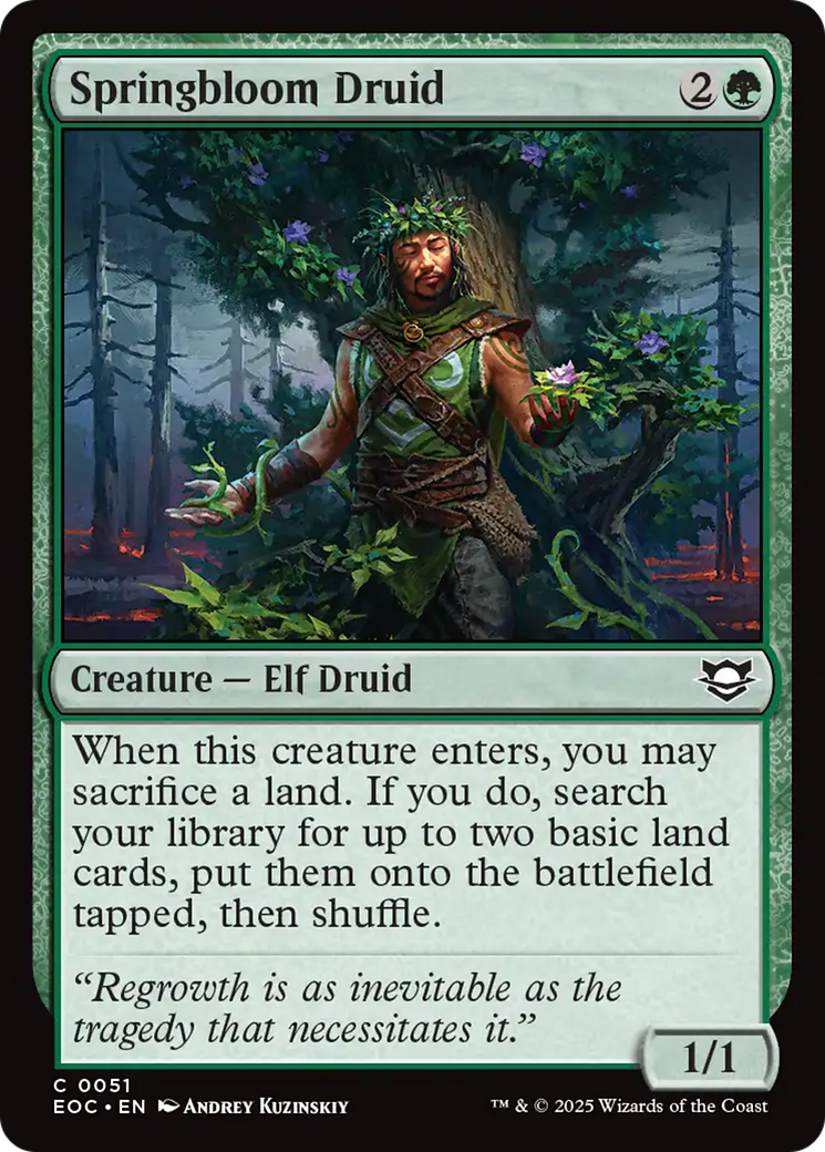 Springbloom Druid Card Image