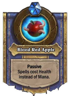 Blood Red Apple Card Image