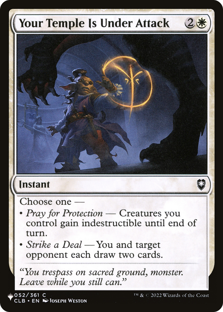 Your Temple Is Under Attack Card Image