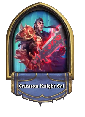 Crimson Knight Sai Card Image