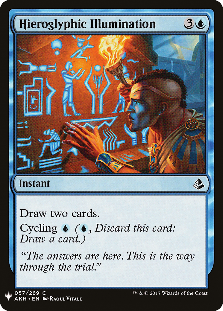 Hieroglyphic Illumination Card Image