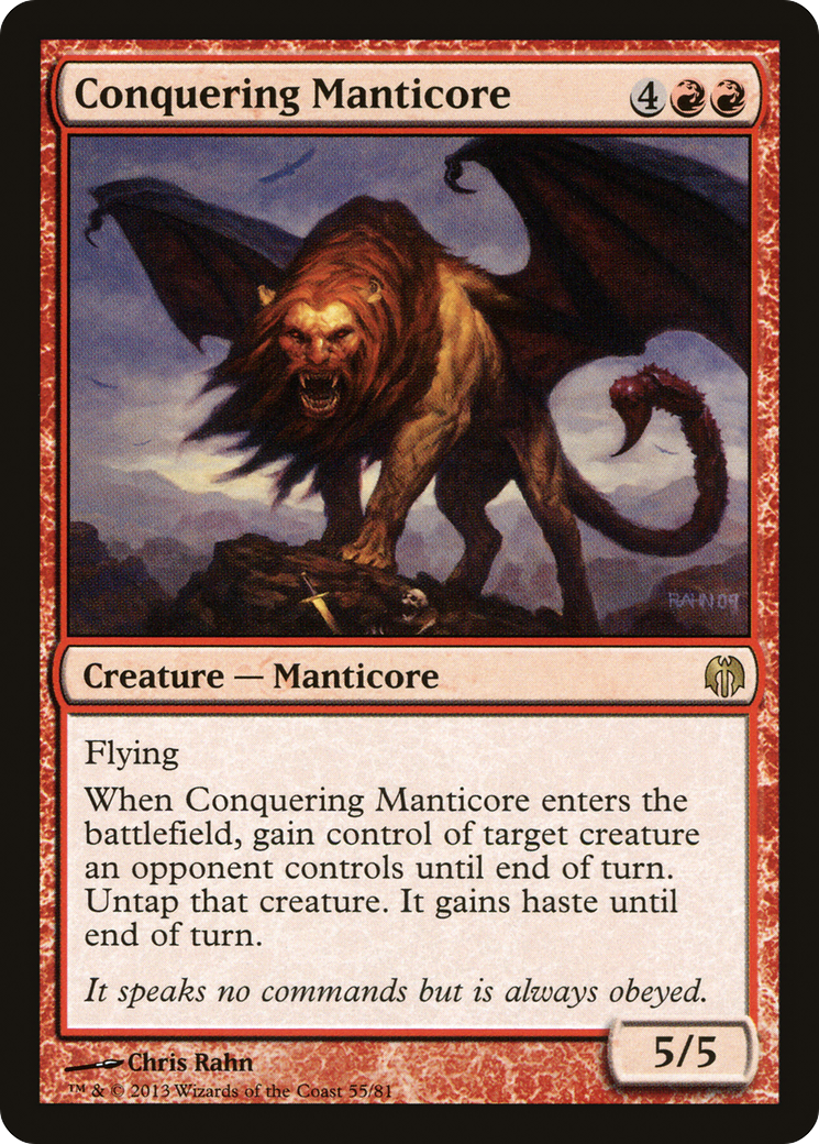 Conquering Manticore Card Image