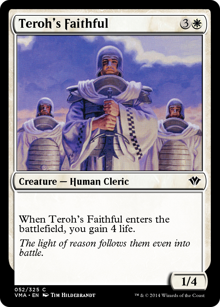 Teroh's Faithful Card Image