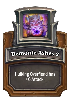 Demonic Ashes 2 Card Image