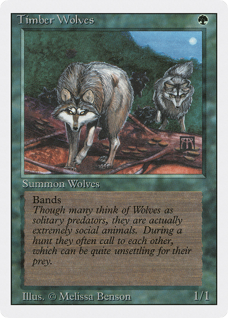 Timber Wolves Card Image