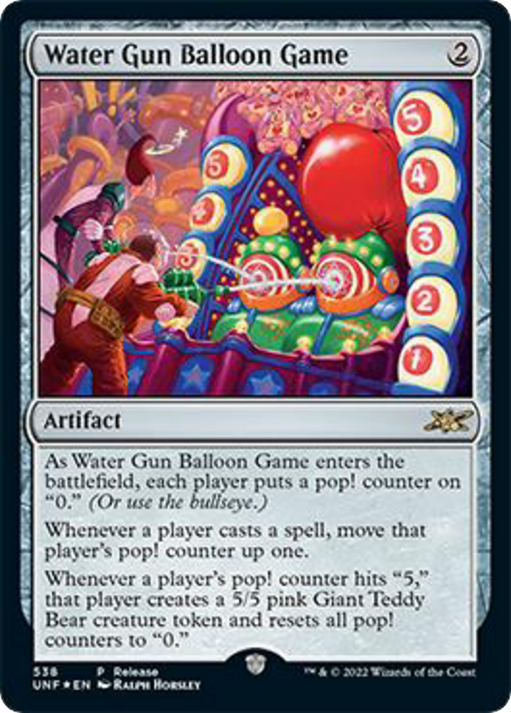 Water Gun Balloon Game Card Image