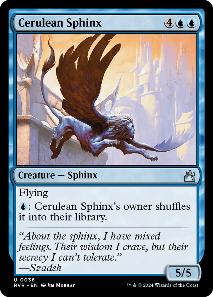 Cerulean Sphinx Card Image