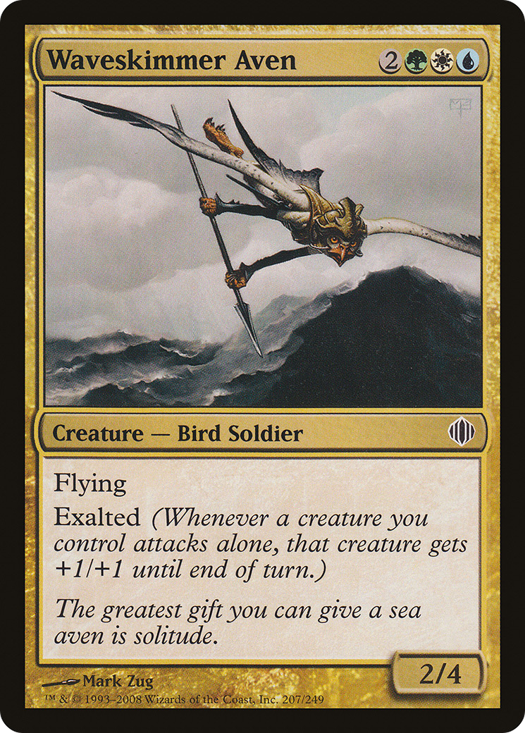 Waveskimmer Aven Card Image