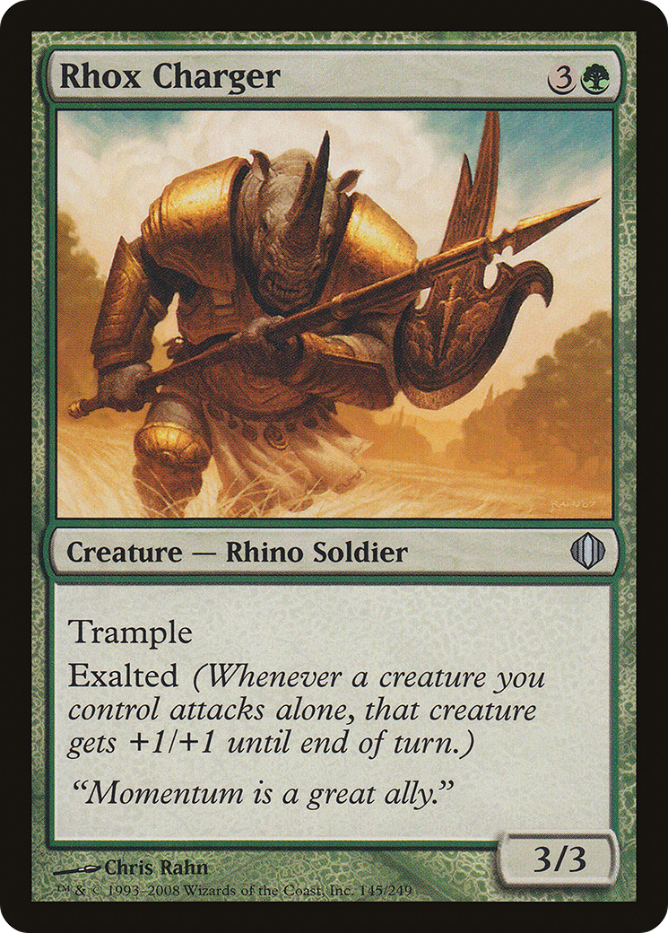 Rhox Charger Card Image