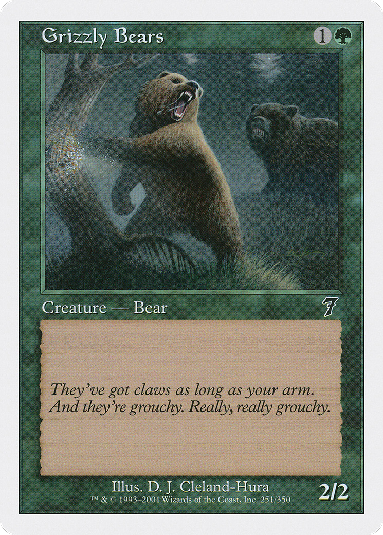 Grizzly Bears Card Image