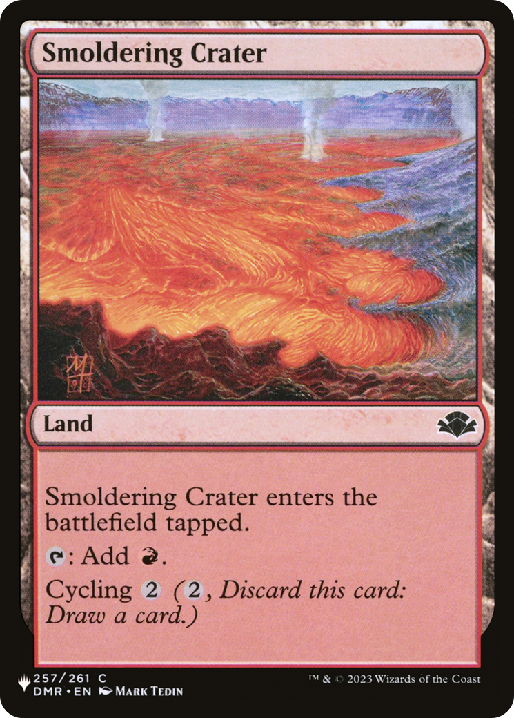 Smoldering Crater Card Image