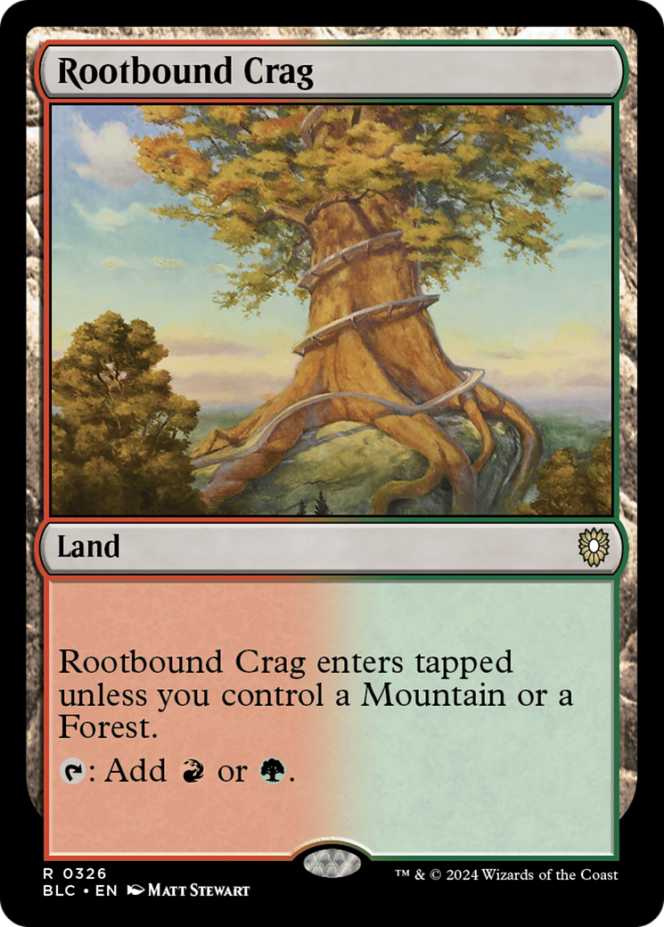 Rootbound Crag Card Image