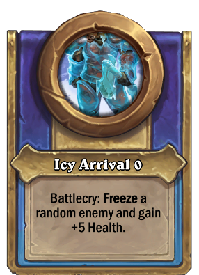 Icy Arrival {0} Card Image