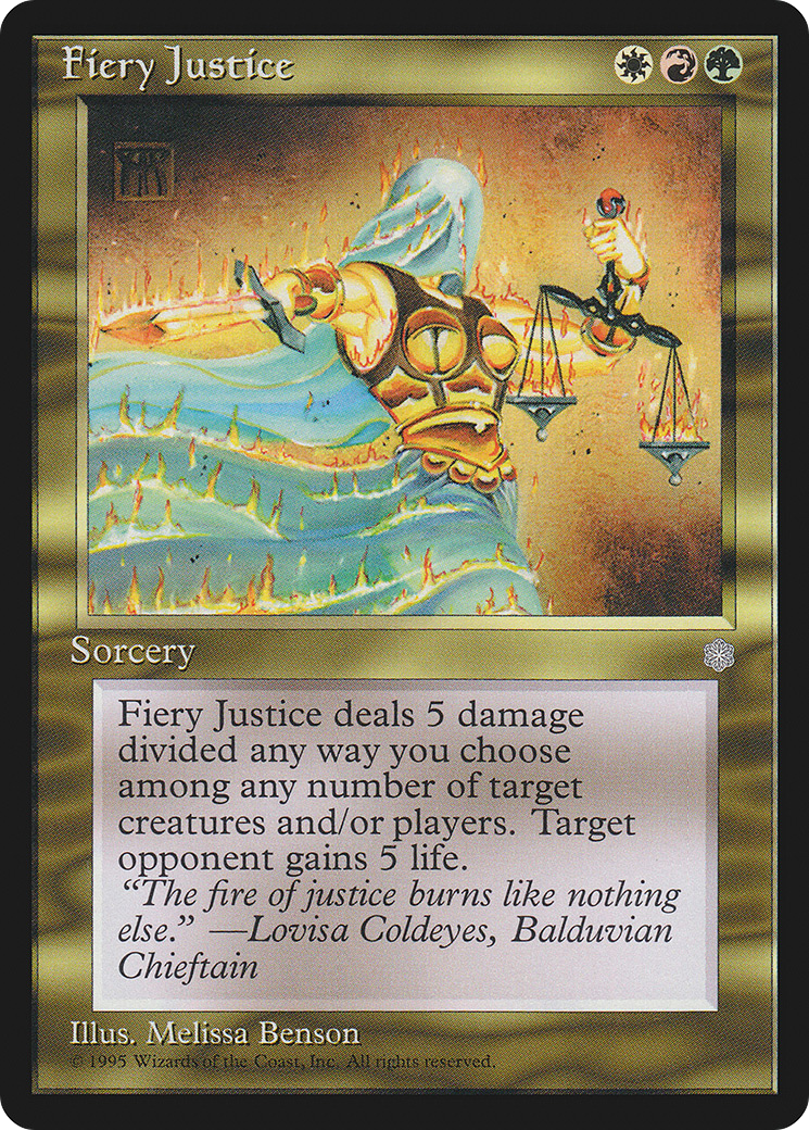 Fiery Justice Card Image