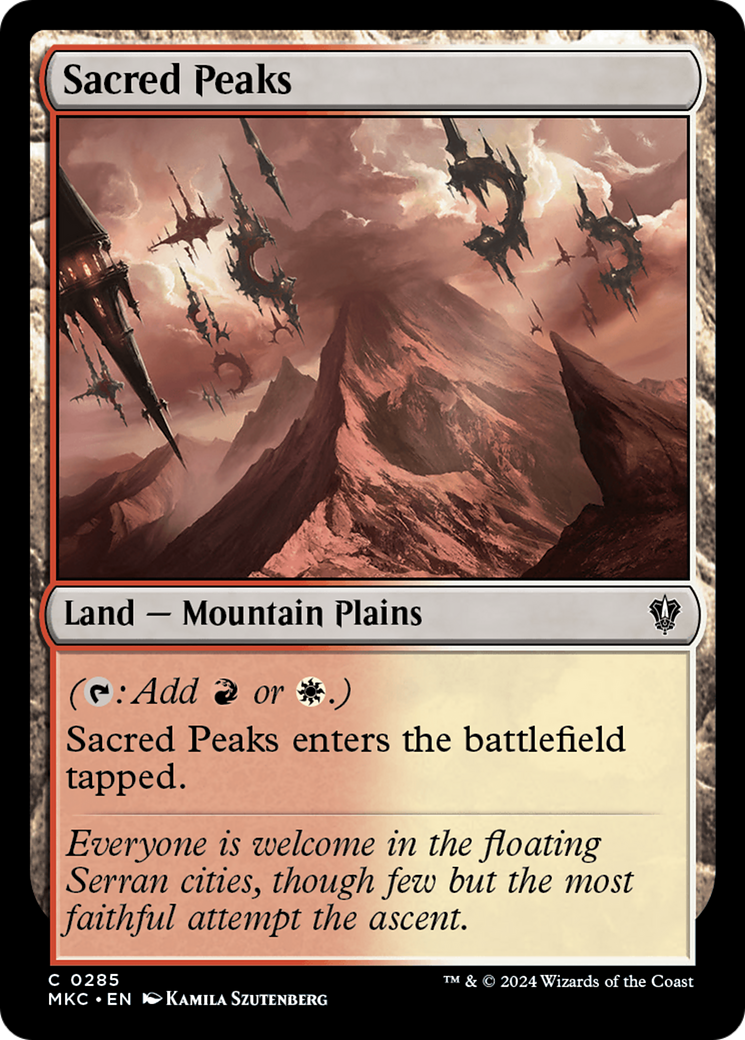 Sacred Peaks Card Image