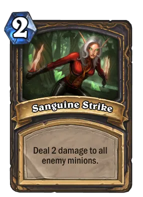 Sanguine Strike Card Image