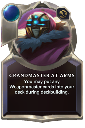 Grandmaster at Arms Card Image