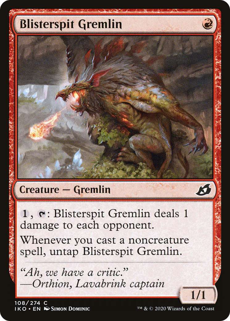 Blisterspit Gremlin Card Image