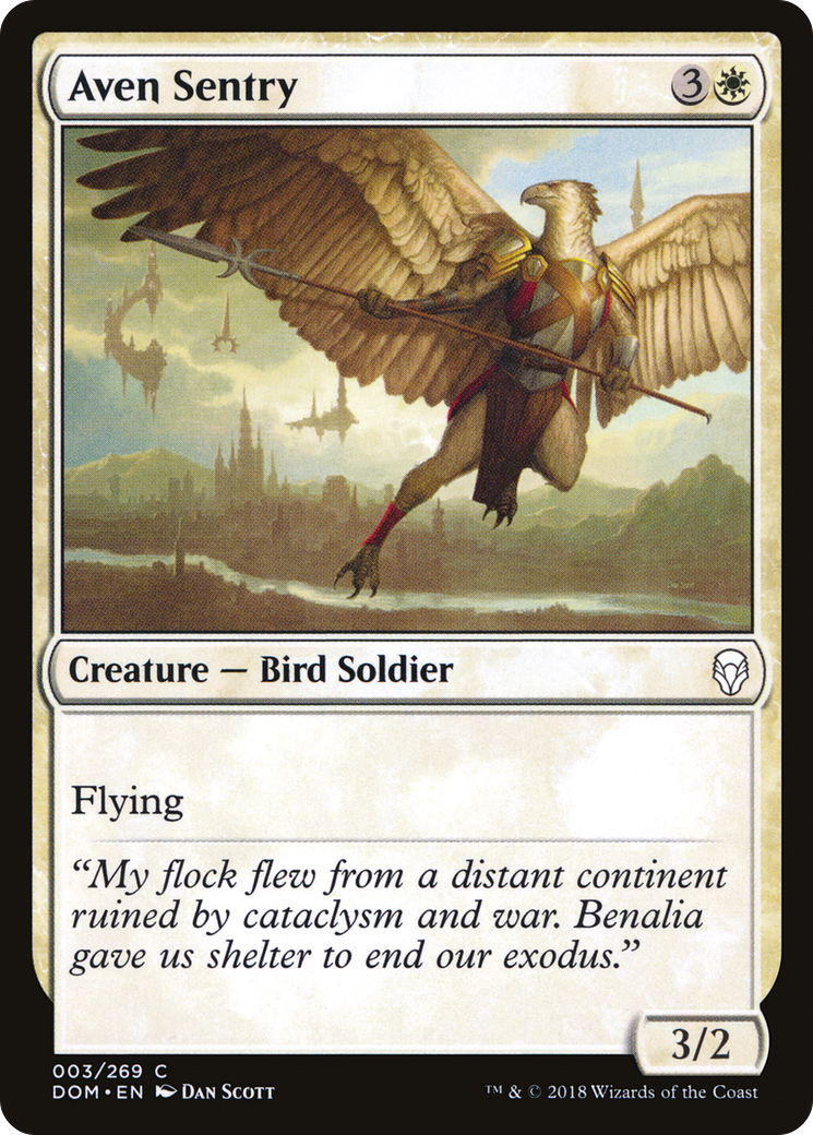 Aven Sentry Card Image