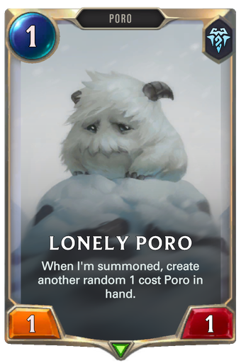 Lonely Poro Card Image